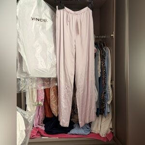 Vince, silk pants, NTW, size S. Color - Pale Iris